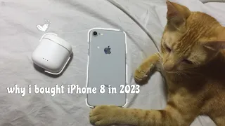 why I bought iPhone 8 in 2023 ☁️ / aesthetic #iphone #iphone8