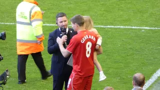 Steven Gerrard Says Goodbye