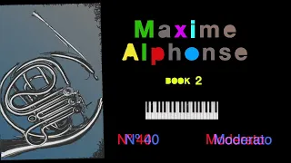 MAXIME-ALPHONSE II  Nº 40. Moderato.  Horn & Music