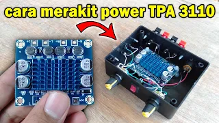 HOW TO ASSEMBLE POWER TPA 3110 VERSION OF POWER MINI RACING POWER 12V 30 WATT STERIO