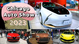 2023 Chicago Auto Show !!! Full Tour !!! 4K View