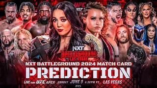 WWE NXT Battleground 2024 - Official Match Card Prediction HD