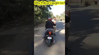 Why Police Caught Us? 😭 Please SUBSCRIBE #shorts #police #accidentnews #ntorq