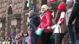 Pro-Yanukovych protest in Kiev