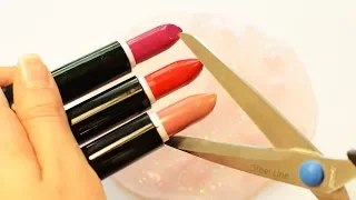 Make Up слайм 💄 Окрашивание слаймов помадой 💓 Самое приятное видео!