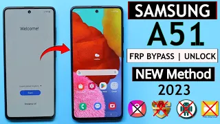 Samsung A51 Android 13 FRP Bypass/Unlock Google Accont Lock - ADB Not Enable Solution 2023 -