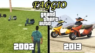 Evolution of "FAGGIO" in GTA Games