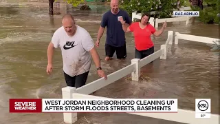 Friday storm floods streets, homes around Utah