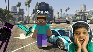 MINECRAFT in GTA 5!!