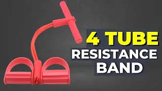 4 Tube Resistance Band (2023) Overview - Not Review | How To Use Resistance Bands For Workout Easily