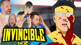 Invincible learning the hard way! First time watching Invincible 1X2 reaction