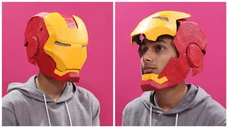 How To Make Iron Man Helmet | From Cardboard | In hindi