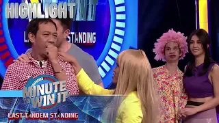 Long, pinag agawan nina Sugar at Suneo | Minute To Win It