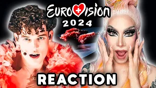 Nemo - The Code (LIVE) | Switzerland 🇨🇭 | Reacting to Eurovision 2024