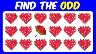 【Easy, Medium, Hard Levels】Can you Find the Odd Emoji out & Letters and numbers in 15 seconds? #89