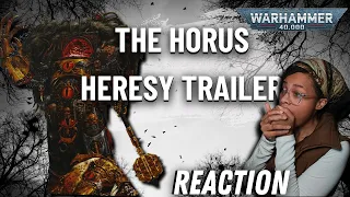 INSANE!!!!!! "THE HORUS HERESY CINEMATIC TRAILER" | REACTION | WARHAMMER 40K