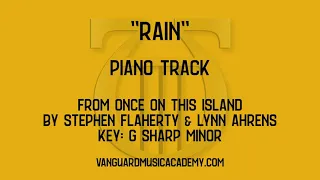Rain [from Once On This Island] - G# minor - piano track
