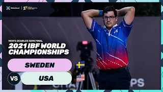 Sweden v USA Men's Doubles Semi Final | 2021 IBF World Championships