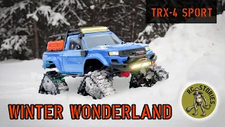 Take A Drive In A Winter Wonderland! — Traxxas TRX 4 Sport Traxx