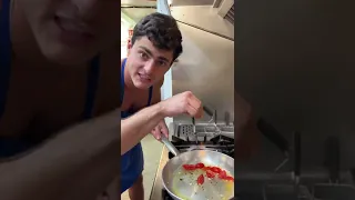 COOKING AT A RANDOM RESTAURANT IN ITALY