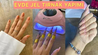 MOZIUR EVDE JEL PROTEZ TIRNAK SETİNİ DENEDİM | Şablon İle Pratik Uygulama