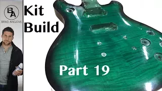 The Guitar Kit Build From Guitar Fetish Part 19 | Polishing the Lacquer Clear Coat