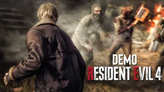 RESIDENT EVIL 4 REMAKE | DEMO - GAMEPLAY da VILA em 4k 60fps! | DUBLADO EM PT-BR