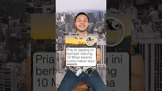 Makan TELOR doang sampe punya 10 MILYAR? Kamu mau hidup begini juga? #shorts