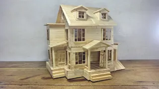 DIY Miniature House Popsicle Stick #6