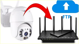 FTP server setup of cameras and video recorders of video surveillance