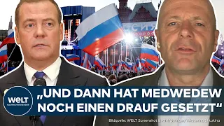 RUSSLAND FEIERT EIN JAHR ANNEXION: "Und dann hat Medwedew noch einen drauf gesetzt"