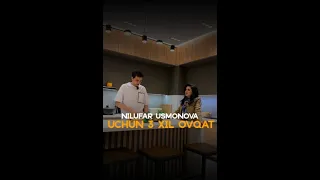 Nilufar Usmonova uchun 3 xil ovqat !