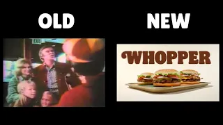 Burger King "Have it Your Way" Ad 1974 vs. 2022 Side-by-Side Comparison