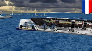 Artificial floating islands tested in Netherlands in order to expand liveable space - TomoNews