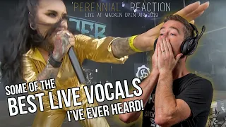 JINJER - Perennial REACTION (Live at Wacken Open Air 2019) //Aussie Rock Bass Player Reacts