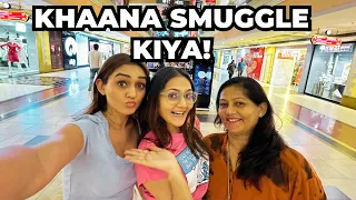 Movie ke liye khana smuggle kiya | pakde gaye ki nahi? Sharma Sisters|Tanya Sharma|Krittika M Sharma