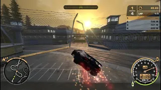 Fastest Flip with Lambo Sesto Elemento - NFS Most Wanted 2005