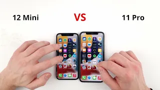 iPhone 12 Mini vs 11 Pro SPEED TEST in 2022