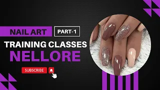 Nail art classes in Nellore best nail art in Nellore acrylic nail extension courses certified course