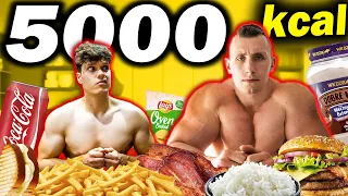 Jem tylko to co Owca WK przez cały dzień! 5000 kcal