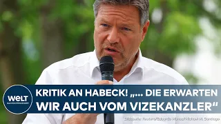 ROBERT HABECK: Kritik von der CDU wegen umstrittener Israel-Äußerungen des grünen Vizekanzlers
