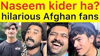 Naseem shah kider ha 😂 Afghan fans hilarious reaction after 3rd T20 vs Pakistan | We miss Naseem