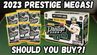 SHOULD YOU BUY?! 2023 Panini Prestige Football Mega Box Review!