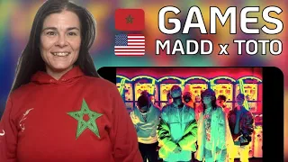 American Mom Reacts to MADD ft ElGrande Toto - GAMES 🇺🇸🇲🇦