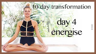 Kundalini Yoga: Energise Yoga Workout | Day 4 - 10 DAY TRANSFORMATION, Bali | KIMILLA