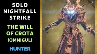 Destiny 1 - SOLO Flawless Nightfall - The Will of Crota (Omnigul) - Hunter - Gold - 6 Dec 2023