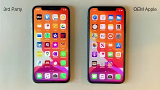 iPhone X OEM vs  3rd Party Screen Replacement