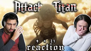 Attack on Titan 4x21 REACTION! | "From You, 2000 Years Ago"