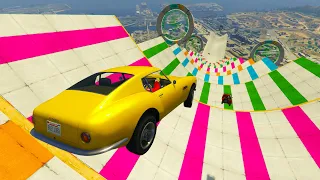 MEGA RAMPA 100.000% IMPOSIBLE! EL MEJOR FINAL ÉPICO!! - GTA V ONLINE