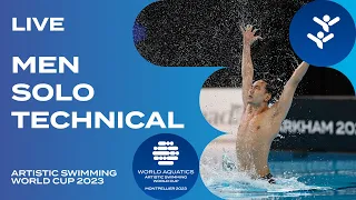 LIVE | Men Solo Technical | Artistic Swimming World Cup Montpellier 2023